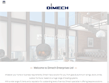 Tablet Screenshot of dimech-ent.com